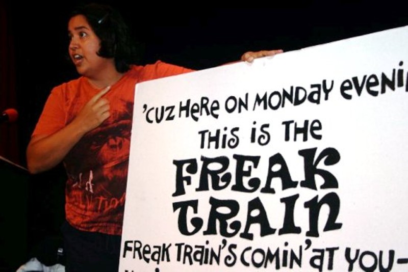 “We wouldn't have Freak Train without the freaks,” says host GerRee Hinshaw.