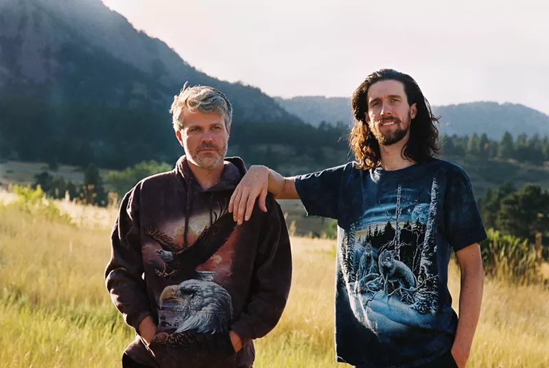 Image: two men in a field