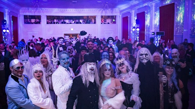 group of people in costumes