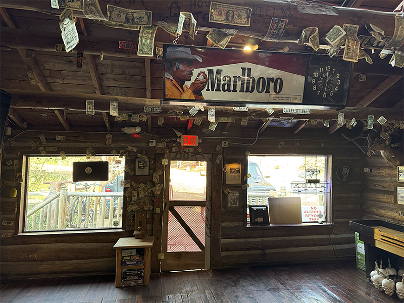 Image: inside of a bar