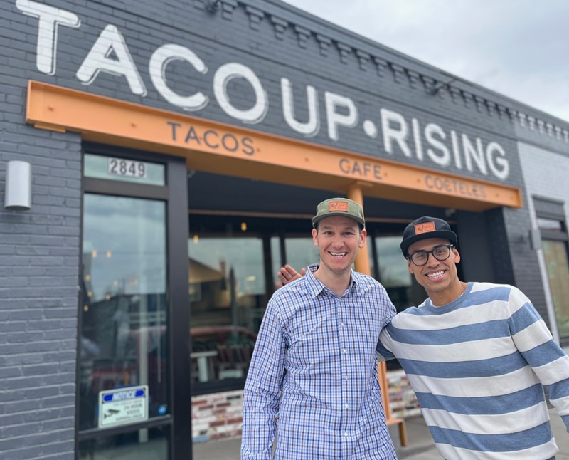 Taco Uprising is the long-planned dream of Matias Gutknecht (left) and Samuel Valdez, who met about a decade ago.