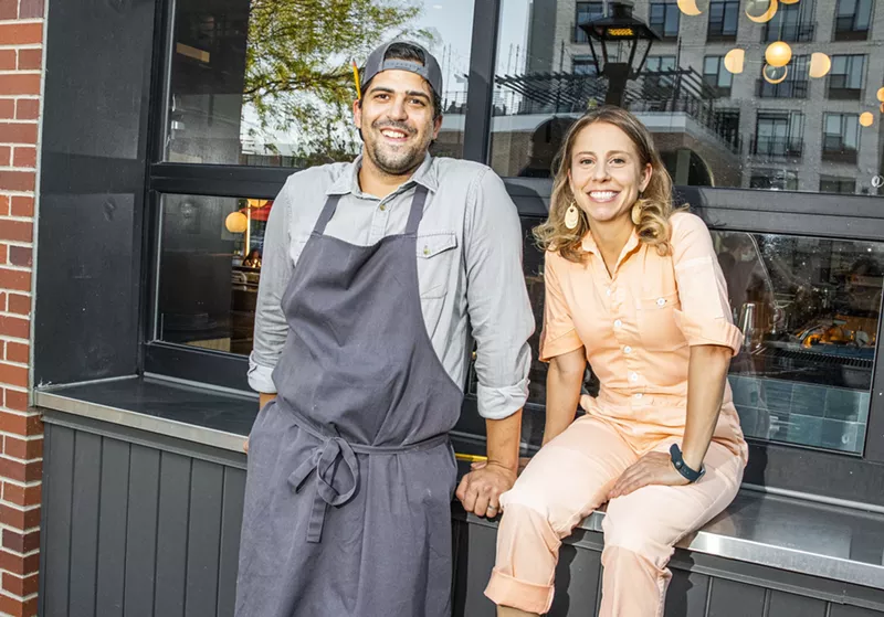 Image: Chef Justin Freeman and owner Delores Tronco.