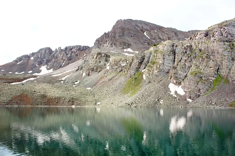 Image: Dramatic scenery at Cathedral Lake in Aspen, Colorado.