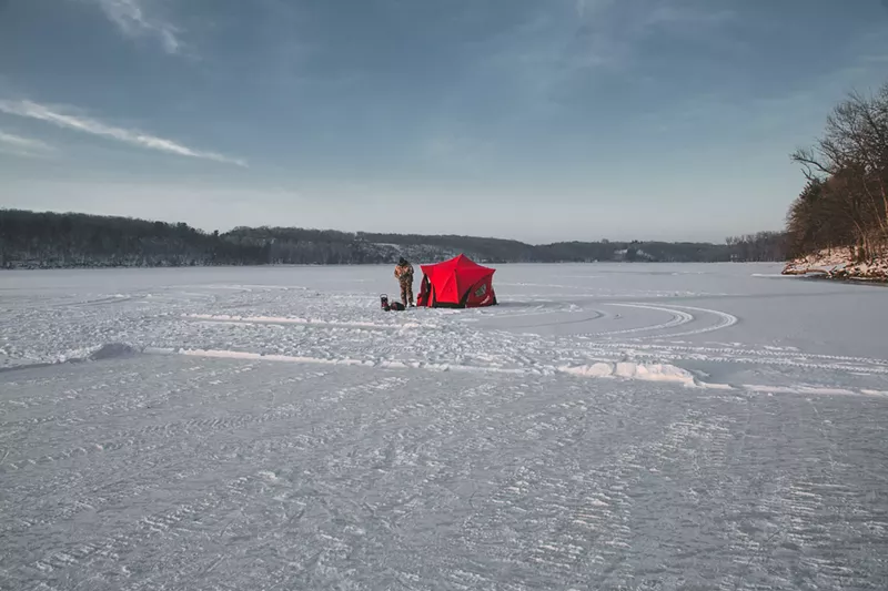 Image: Find several of the country’s best ice fishing spots in Colorado.