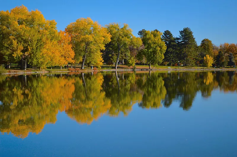 Image: Fall colors along the Washington Park Loop.