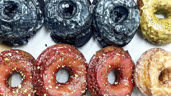 a variety of doughnuts