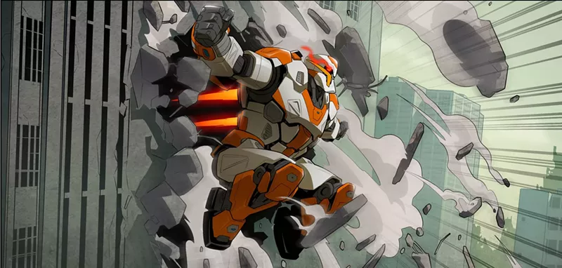 Image: Giant mechs, busting through walls—and helping pilots deal with PTSD.