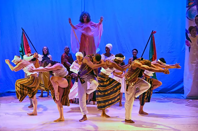 Image: Granny and her ensemble relive rich, global traditions.