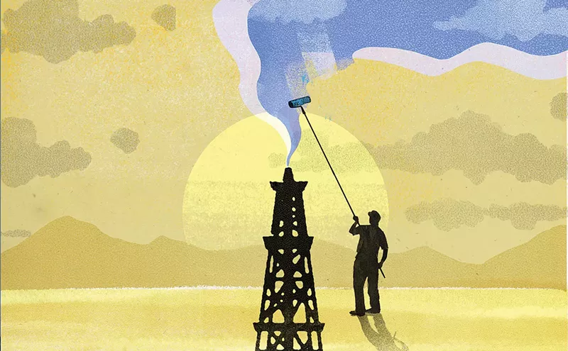 Image: Greenwashing: Grappling With Global Disaster at One of the Country’s Biggest Fossil Fuel Summits