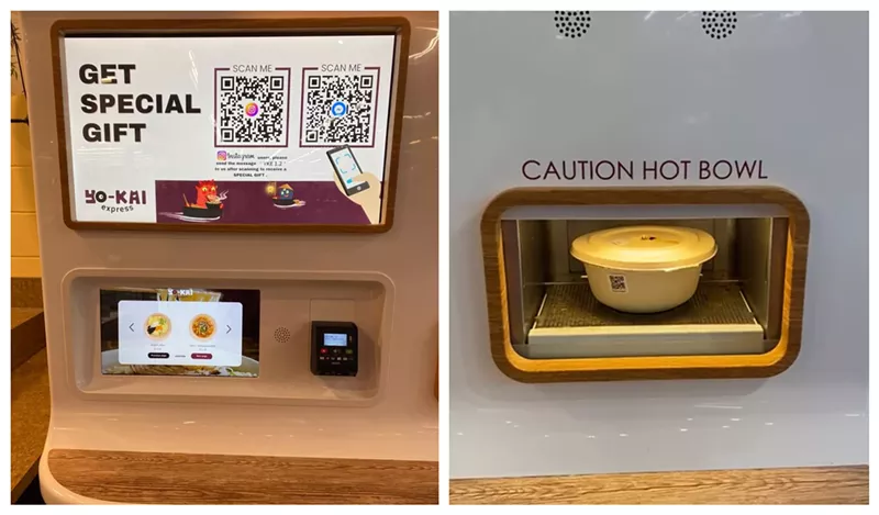Image: a soup vending machine