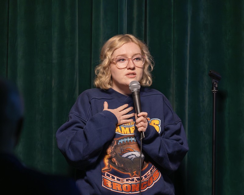 Hannah Jones' favorite clubs in Denver include Comedy Works, Denver Comedy Underground, Dude and IDK Studios.