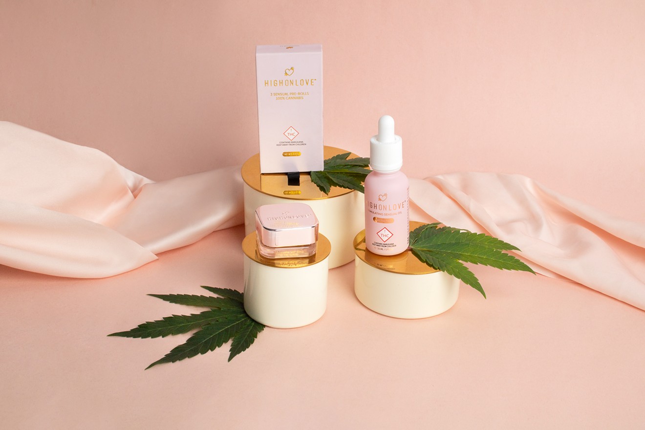 HighOnLove's sensual products come in CBD and THC versions.