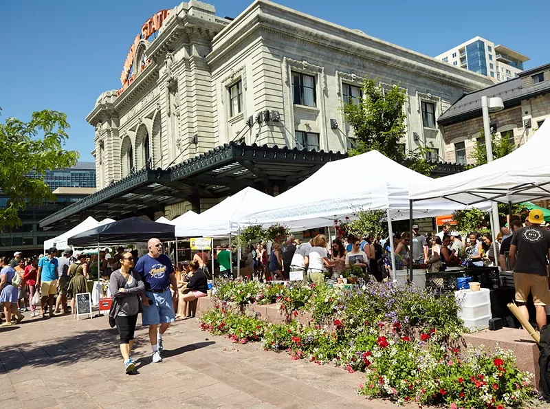 Image: Boulder County Farmers Market is out but HobNob is in at Union Station this summer.
