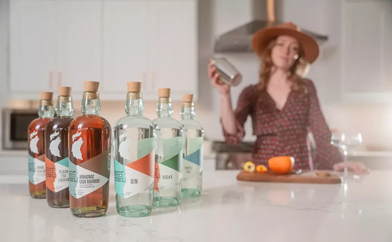 Image: Hoot + Howl Spirits Launches Line of Gin, Vodka and More..While Single Malt Whiskey Ages