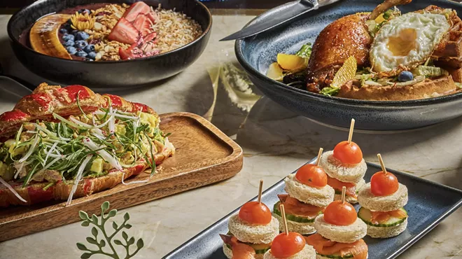 Salmon tea bites, a deviled egg salad croissant sandwich and more Easter specials from Elway's