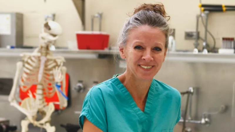 Image: Dr. Kelly Lear has been a staff member with the Arapahoe County coroner's office for eighteen years.