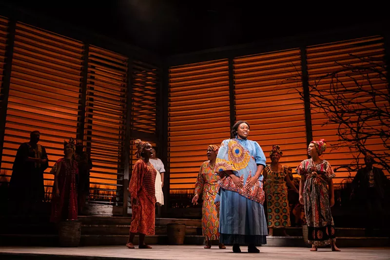 Image: performers on a stage