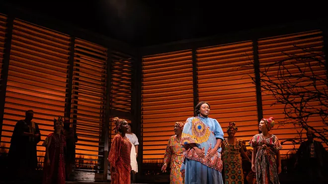 performers on a stage