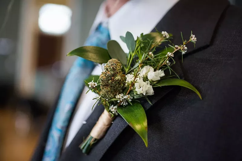Image: Want to bring cannabis out of the closet at your wedding? There are plenty of companies willing to help.