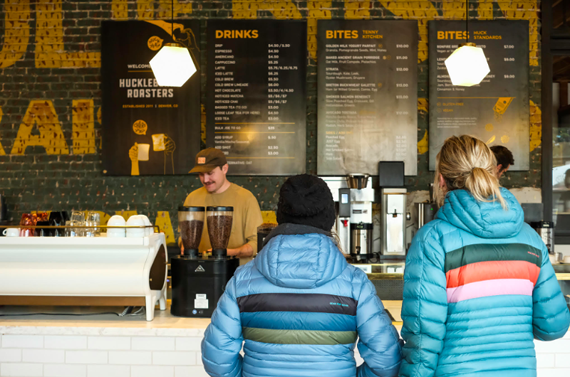 Image: One of Huckleberry's two new cafes is on Tennyson Street.