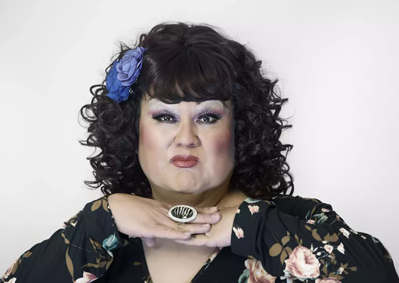 Image: Drag queen Miss Eartha Quake identifies as Two-Spirit and represents the Diné tribe.