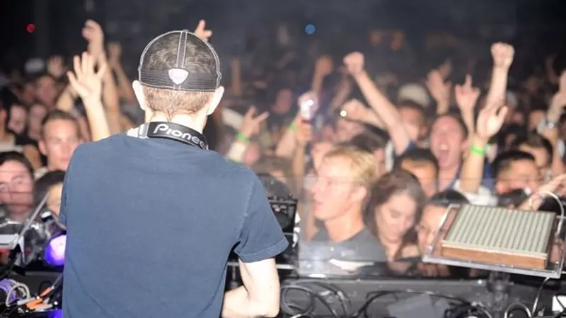 Image: A photo from our slide show "Deadmau5 at Beta Nightclub."