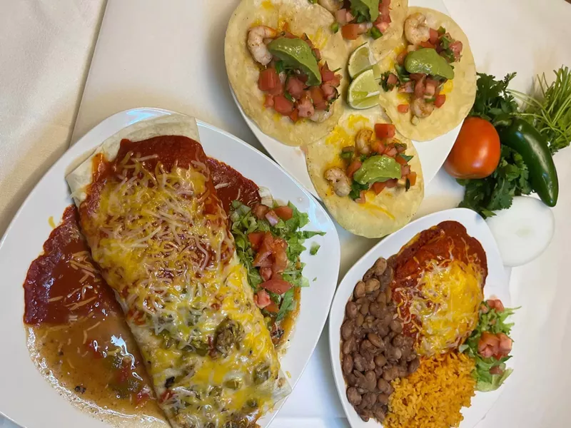 Image: various new mexican dishes
