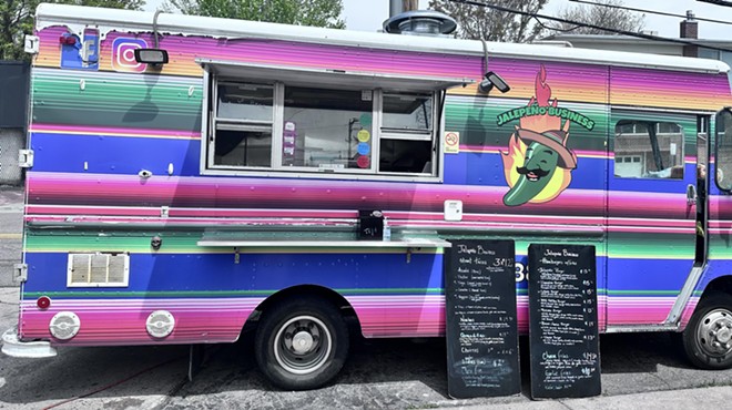a colorful food truck