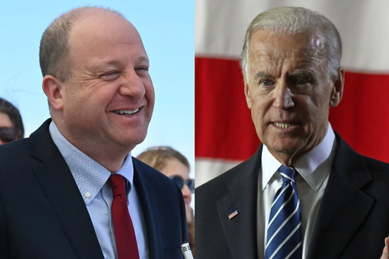 Image: Jared Polis and Joe Biden