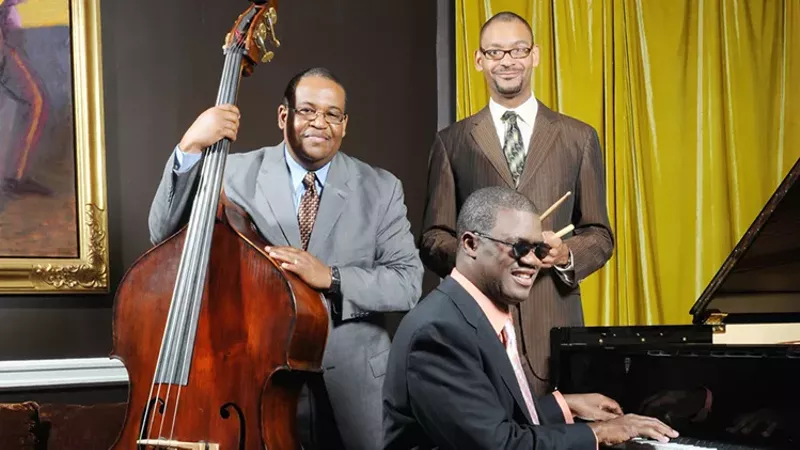 Image: The Marcus Roberts Trio (pictured) performs with the Boulder Philharmonic this weekend.
