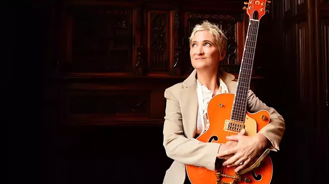 woman with guitar