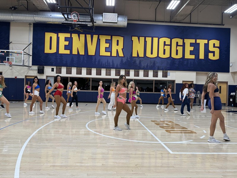 Of the 150-plus women auditioning to become Nuggets dancers, only sixteen to twenty make the cut.