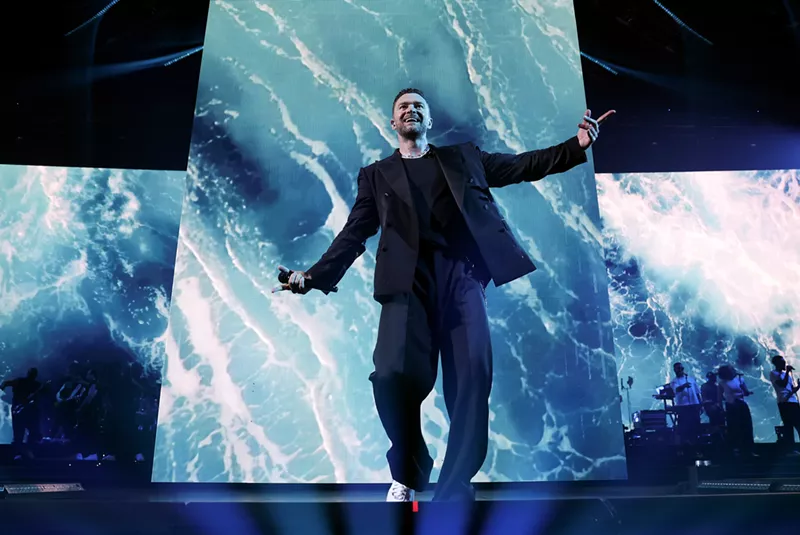 Image: Justin Timberlake on his world tour.