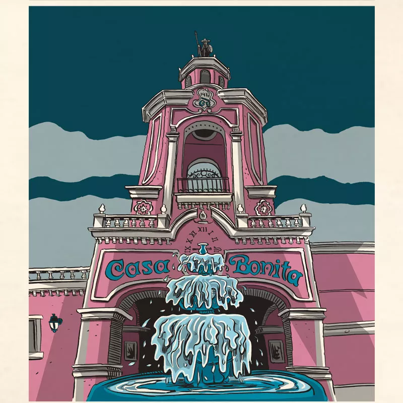 Image: cartoon casa bonita