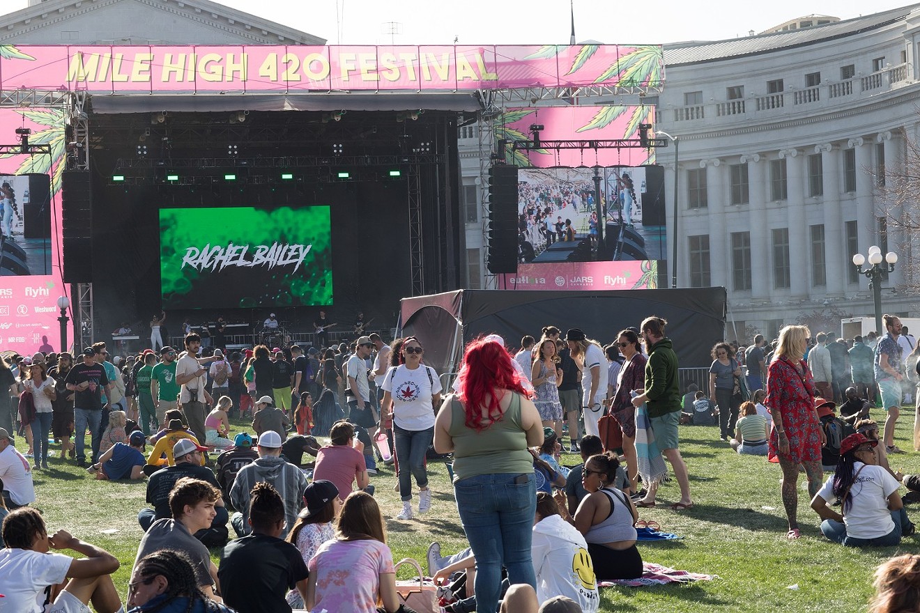 The Mile High 420 Festival takes place at Civic Center Park each year on April 20.