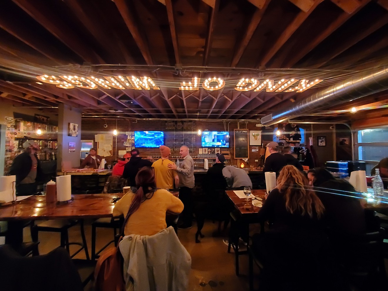 The seats at King of Wings filled up on December 7 for a Mikey's Meats pop-up.