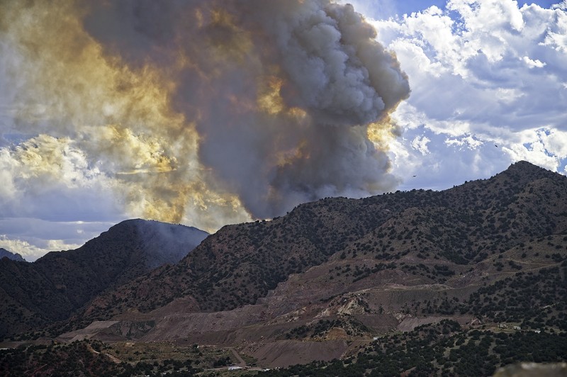Wildfires in Colorado have become increasingly common during the summer, but the winter months aren't immune, either.