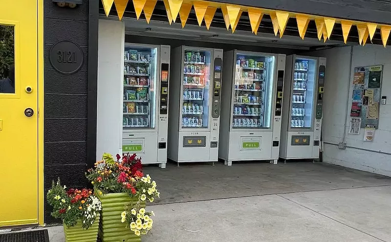 Image: Late-Night Snacks and Sundries in LoHi...From Garage Vending Machines?
