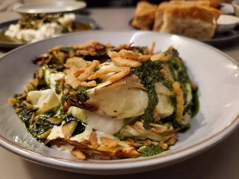 Image: a cabbage dish on a plate