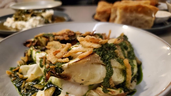 a cabbage dish on a plate
