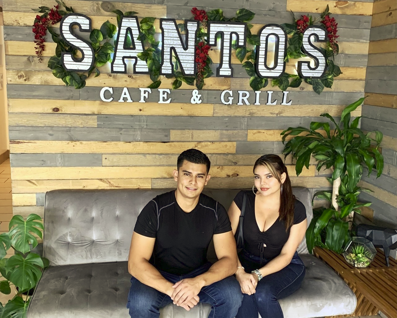 Co-owners José Santos Jr. and Ana Santos showcase new ideas at Santos Café and Grill.