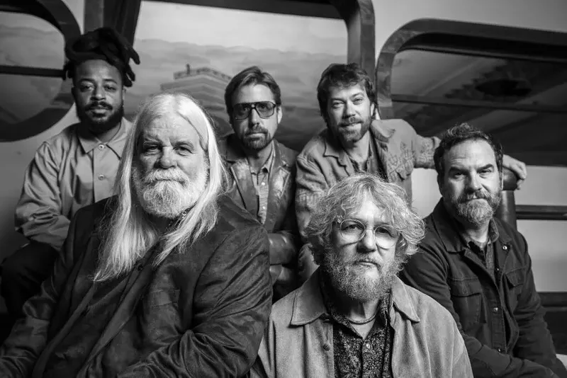 Image: members of bluegrass band Leftover Salmon