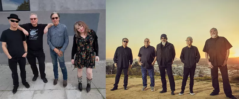 Image: L.A. bands X and Los Lobos are together again...for the first time outside California.