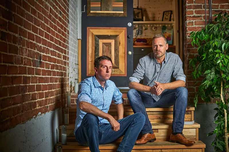 Image: Denver writer Scott Carney (right) and researcher Jason Miklian (left) team-up to explain The Vortex