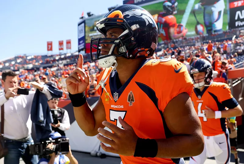 Image: Denver Broncos quarterback Russell Wilson