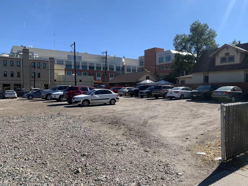 Image: This parking lot in Lincoln Park will soon become a safe-camping site.