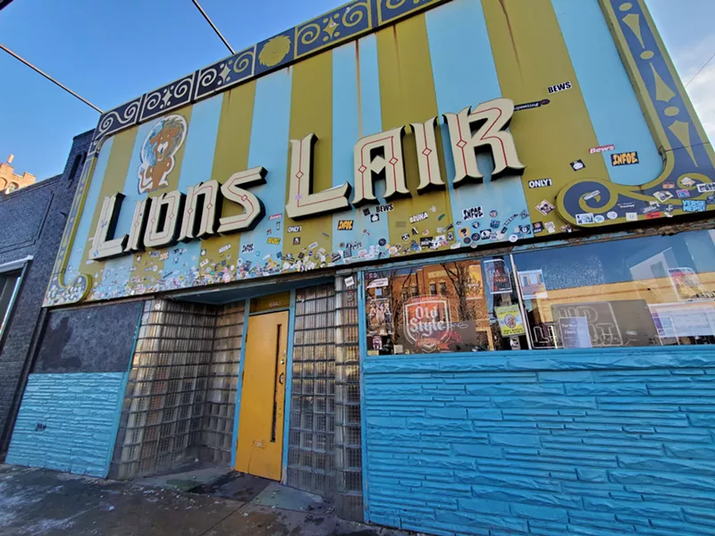 Image: front of a bar