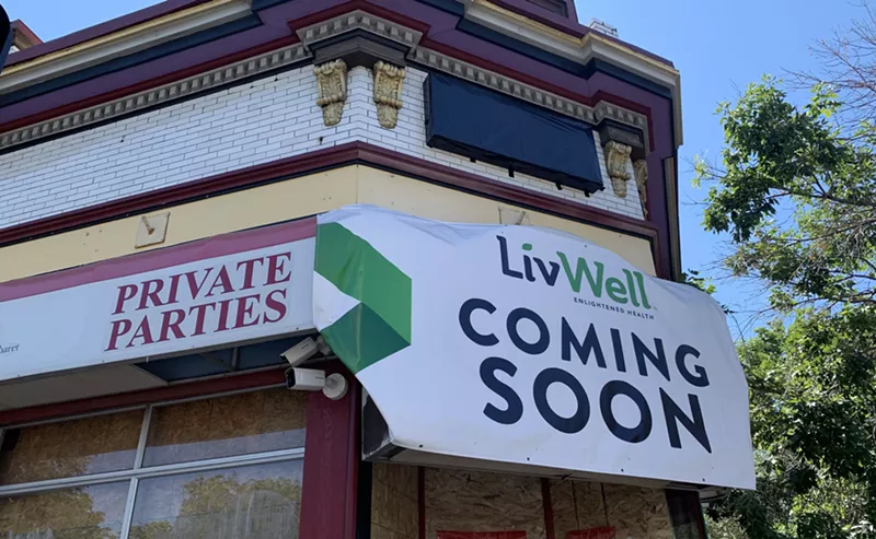 Image: LivWell's new store at 700 East 17th Avenue is complete.