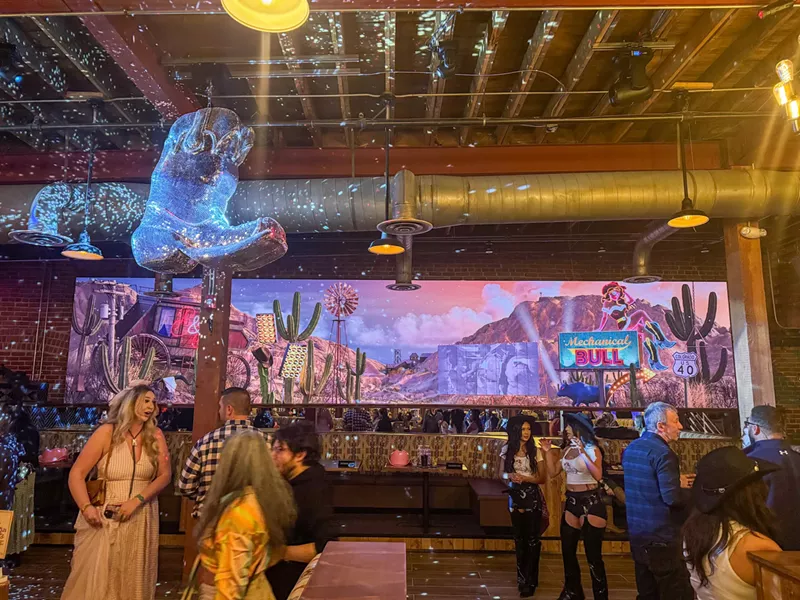 Image: a western-themed bar