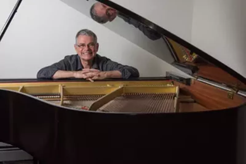 Image: Ron LeGault runs the jazz nights at Bar 404 on Wednesdays.
